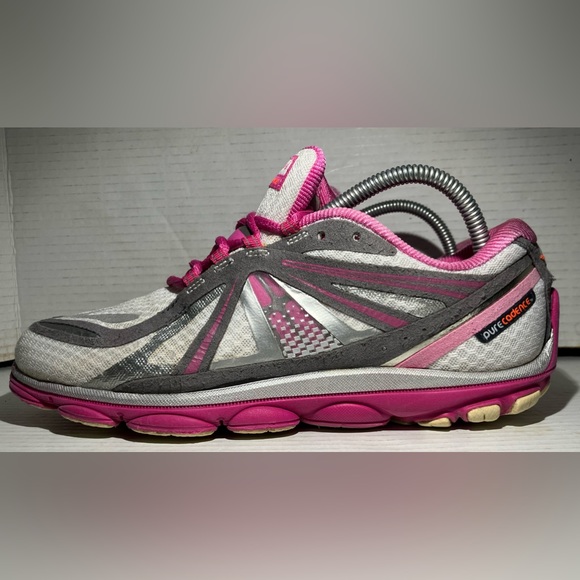 Brooks Pure Cadence 3 Running Shoes Pink/Silver/White Women’s US 9.5/ Eur 41 - Picture 6 of 11